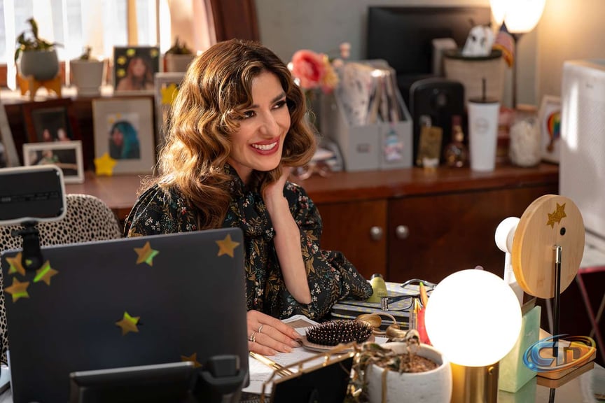 Sabrina Impacciatore Was 'Really Scared' to Play Her 'Crazy Twin' Esmeralda  Again in 'The Paper' Season 2 (Exclusive)