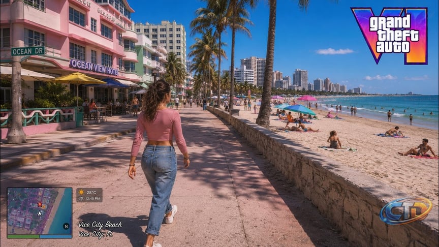 GTA 6 NEW Gameplay Leak, Lucia Beach, CyberLeek, Story Leaks Details.  Trailer 3(Grand Theft Auto VI)