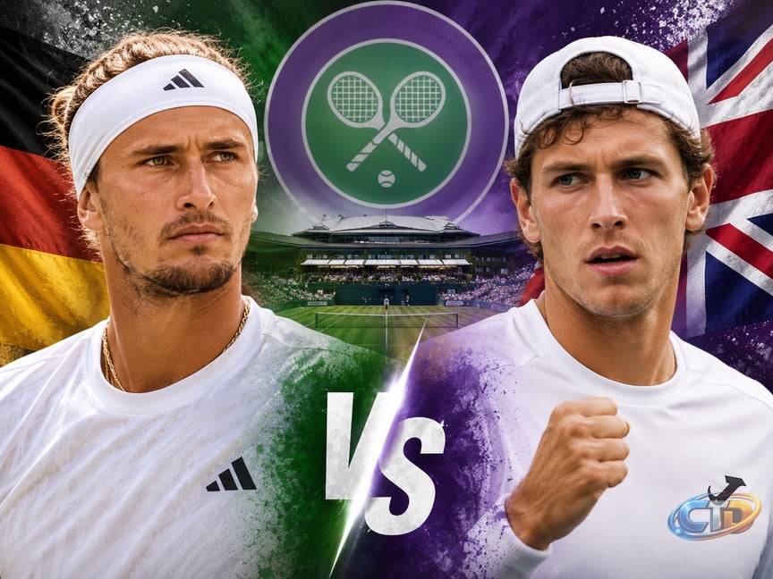 Alexander Zverev vs Arthur Fery: Wimbledon 2026 Semi-Final Preview,  Head-to-Head, Live Streaming And Match Details