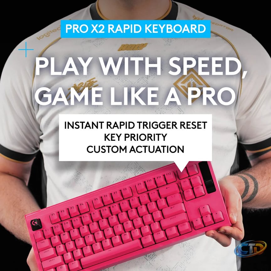 Logitech G on X: "Designed with pros. Engineered for excellence under  pressure. Introducing the PRO X2 RAPID keyboard. What are you playing  first?" / X