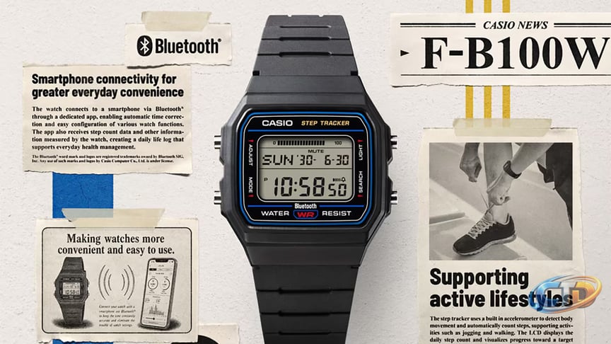 A watch I'd actually buy': Casio's latest retro take on a smartwatch is the  F-B100W, with step counting included | TechRadar