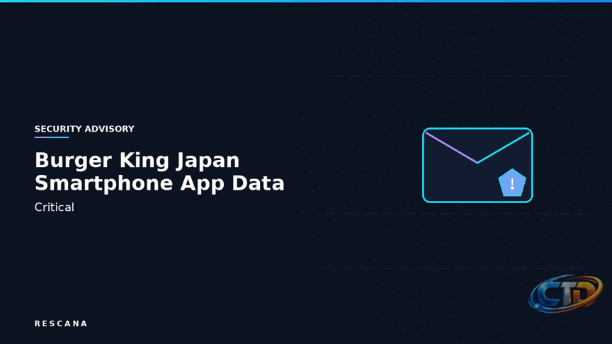Burger King Japan Smartphone App Data Breach Exposes 11 Million Customer  Records in 2026 – Rescana