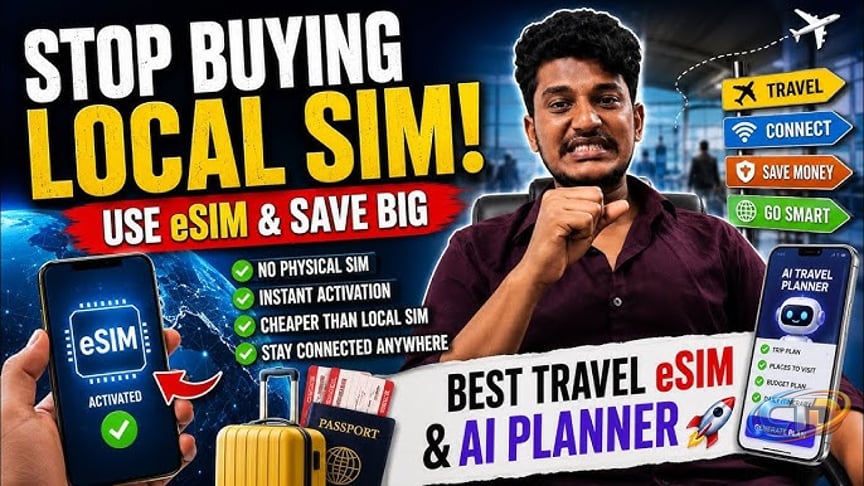 Stop Buying Local SIM Cards! Best Travel eSIM & AI Planner ✈️Travel eSIM +  Secure VPN Guide