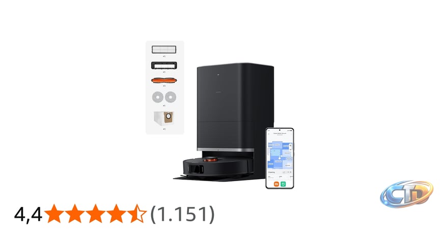 XIAOMI Robot Vacuum X20 MAX - Robot aspirador e limpa-chão com sistema  inteligente de navegação a laser (LDS), sucção de 8000 Pa, caminhos de  limpeza em ziguezague, preto (versão ES) | Sistema