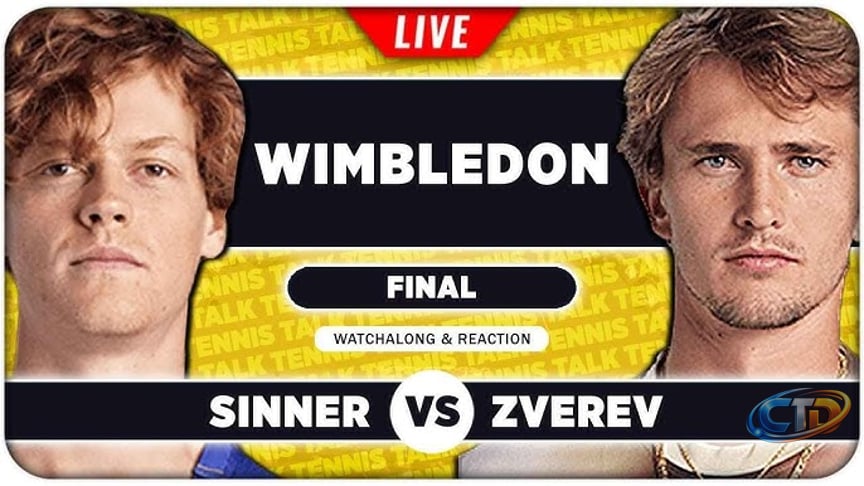 SINNER vs ZVEREV • Wimbledon 2026 Final • LIVE Tennis Watchalong