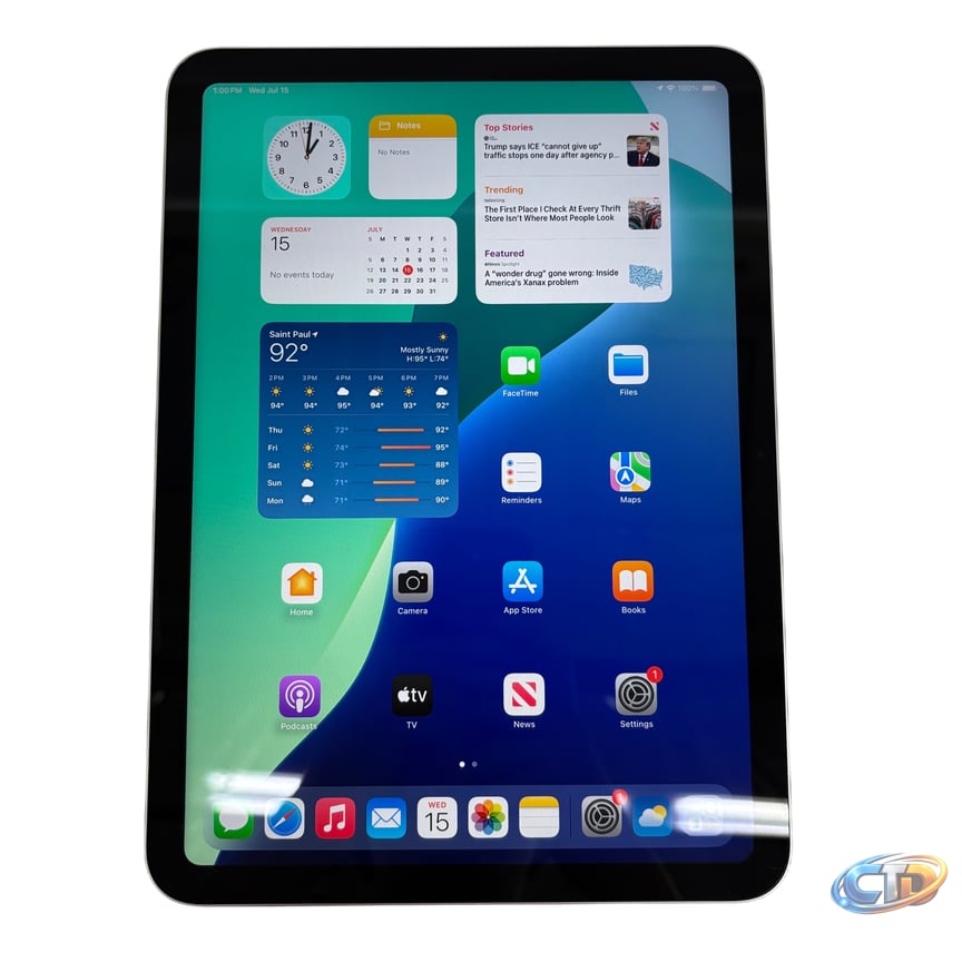 Apple iPad 11-Inch (A16) MD3Y4LL/A 128GB Wi-Fi Silver Tablet A3354 - 8414