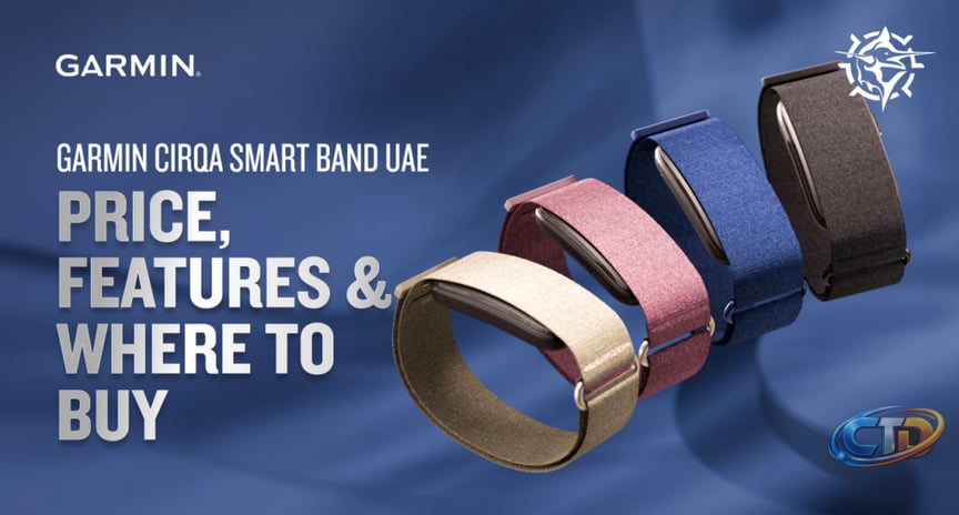 Introducing Garmin CIRQA: The Screen-Free Way to Track Your Health in the  UAE - AMIT Retail