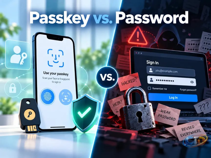 Passkey vs Password: What Changes When Your Office Switches