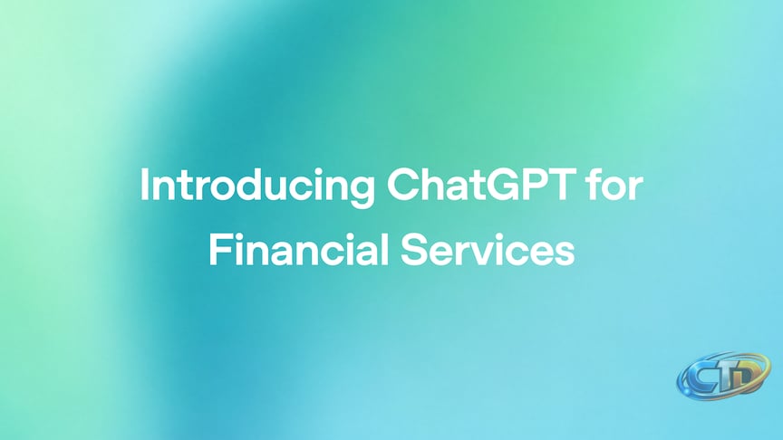 Introducing ChatGPT for Financial Services | OpenAI