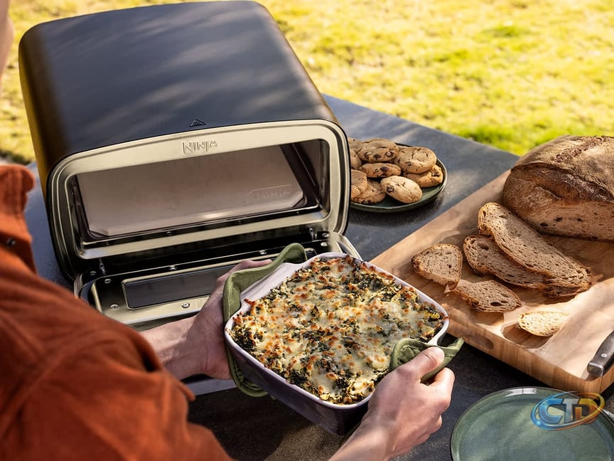 Ninja Artisan Electric Outdoor Pizza Oven & Air Fryer MO201UK - Ninja  Outdoor Ovens