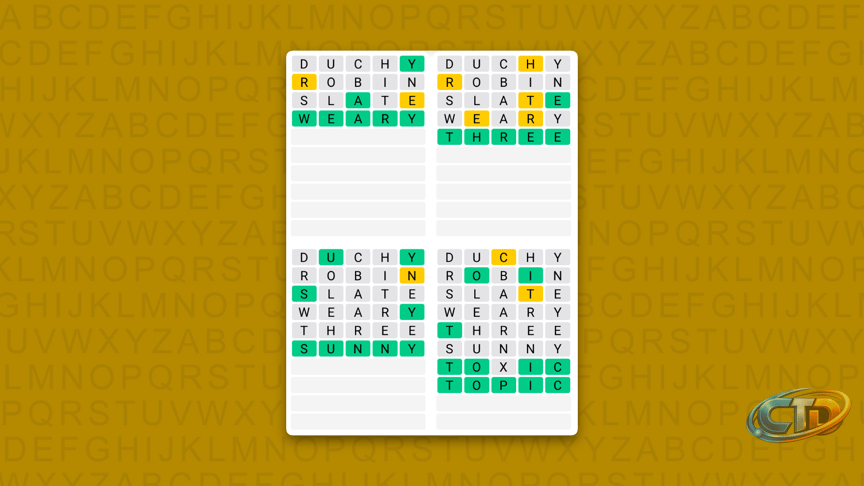Quordle hints and answers for Thursday, August 6 (game #1655) | TechRadar