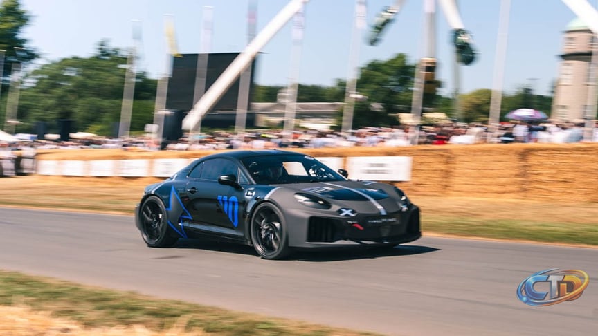 All-Electric Alpine A110 Future Debuts at Goodwood Festival of Speed
