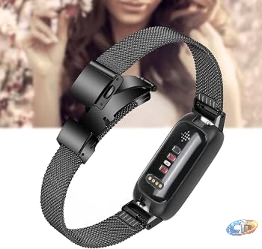 Amazon.com: for Inspire 3 Bands Women Men, Stainless Steel Metal Mesh Loop  Adjustable Wristband Replacement Strap for Fitbit Inspire 3 Fitness Tracker  (Black) : Electronics