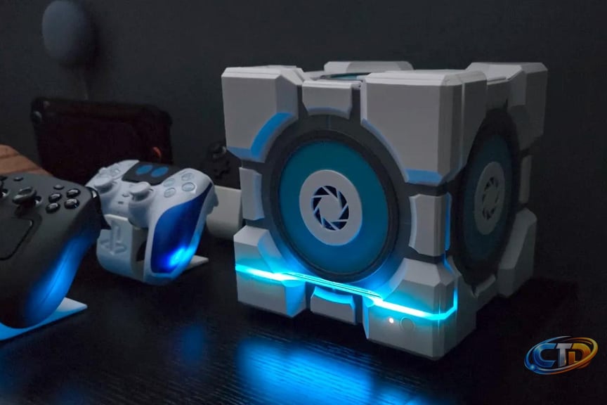 Turn Valve's Steam Machine into a Companion Cube with your 3D printer. |  The Verge