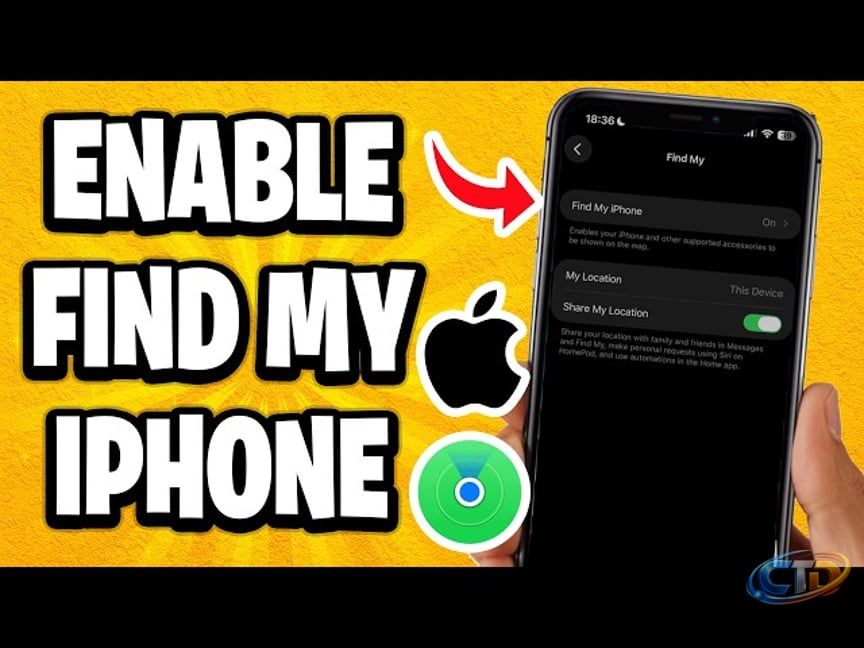 How To Enable Find My iPhone - Step By Step - YouTube