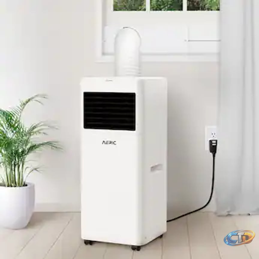 Aeric - 400 Sq. Ft. Portable Air Conditioner - White