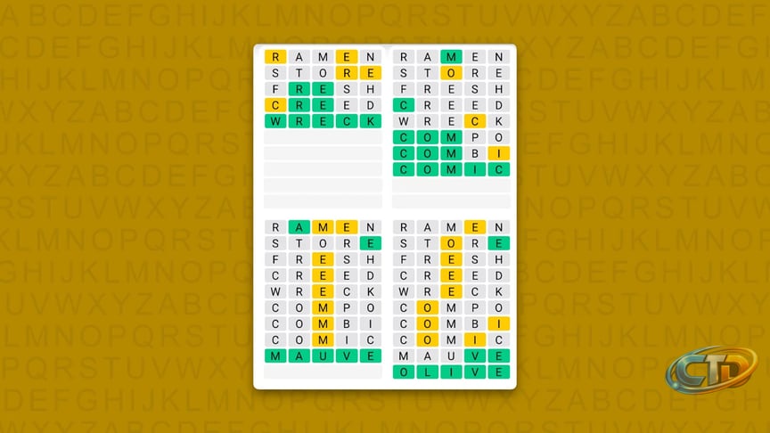 Quordle hints and answers for Monday, September 14 (game #1694)