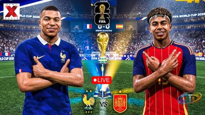 France vs Spain LIVE | FIFA WORLD CUP 2026 | SEMI FINALS | FIFA | NewsXWorld