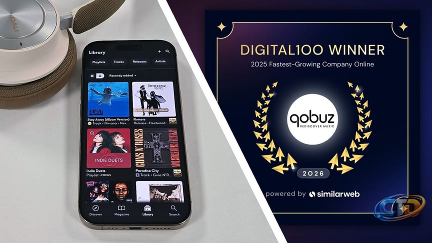 Qobuz's Rapid Growth and Digital 100 Recognition Amidst Spotify's AI Controversy