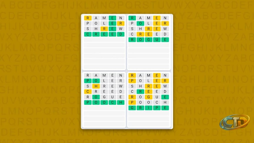 Quordle hints and answers for Monday, July 27 (game #1645)