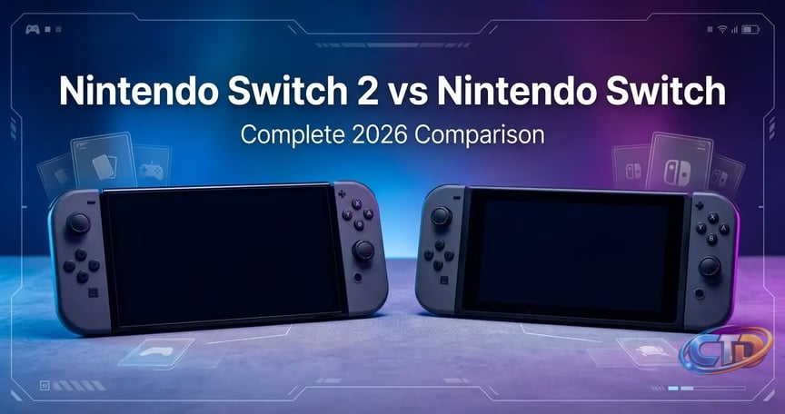 Nintendo Switch 2 vs Nintendo Switch: Key Differences in 2026
