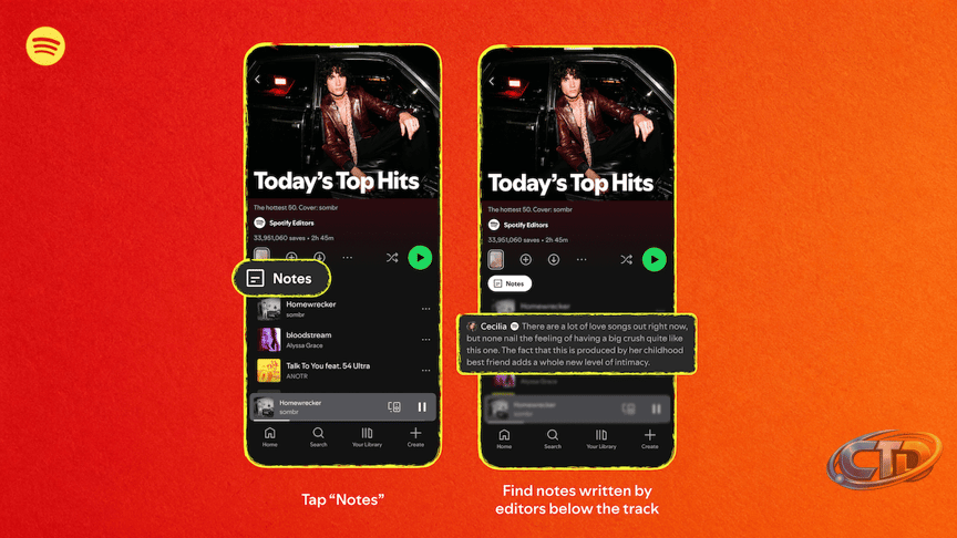 Spotify's new Playlist Notes let users and editors explain their song picks  | TechCrunch