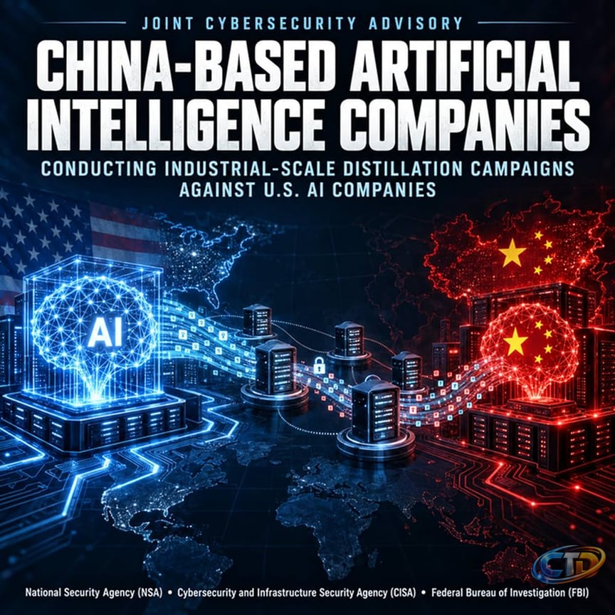 Joint Cybersecurity Advisory - China-Based Artificial Intelligence  Companies Conducting Industrial-Scale Distillation Campaigns Against U.S. AI  Companies eBook : Investigation, National Security Agency Cybersecurity and  Infrastructure Security Agency ...