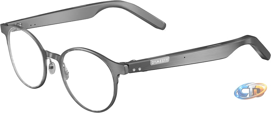 Amazon.com: Dymesty AI Smart Glasses with Real-Time Translation & Meeting  Transcription Titanium Frame, Bluetooth Open-Ear Audio, Voice Recording, No  Camera Privacy-First, ChatGPT & Gemini, 48H Battery,Gray : Electronics