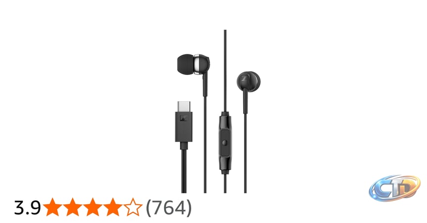 Sennheiser CX 80U – Wired In-ear Headphones, USB C Connection, In-line  One-Button Smart Remote with Microphone, Closed Earbuds for Passive Noise  Cancelling – Black: Amazon.co.uk: Electronics & Photo
