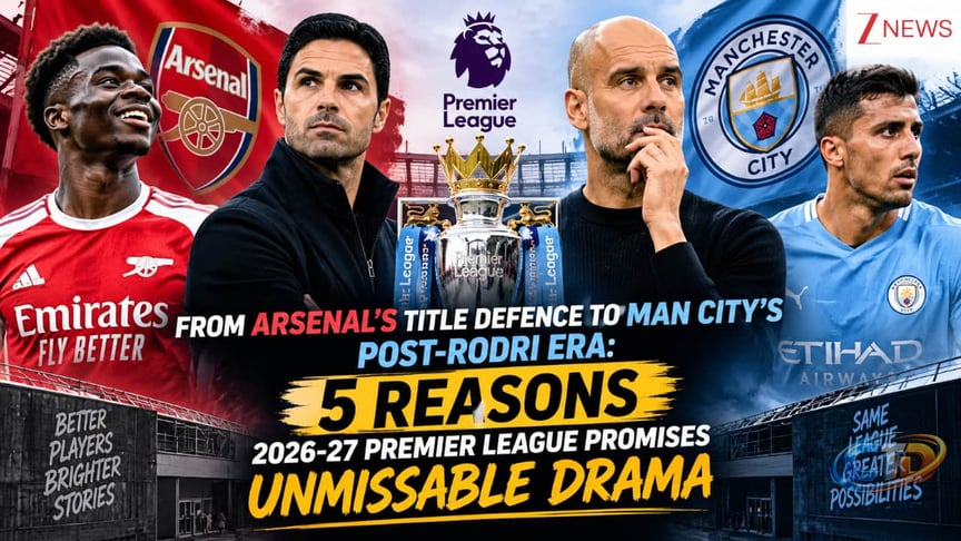 From Arsenal's title defence to Man City's post-Rodri era: 5 reasons  2026-27 Premier League promises unmissable drama | Other Sports News | Zee  News