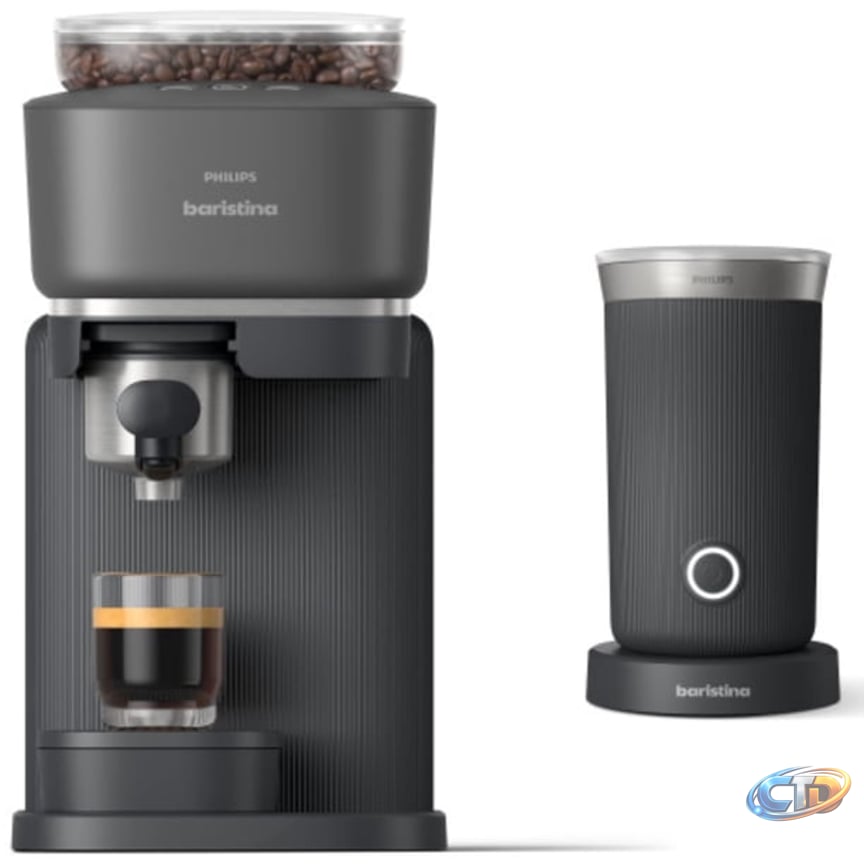 Philips, Espresso Machine and Milk Frother Bundle, Black - Walmart.com