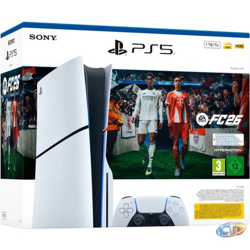 Sony Playstation 5 Disc Console 1TB EA Sports FC 26 Bundle • Price »