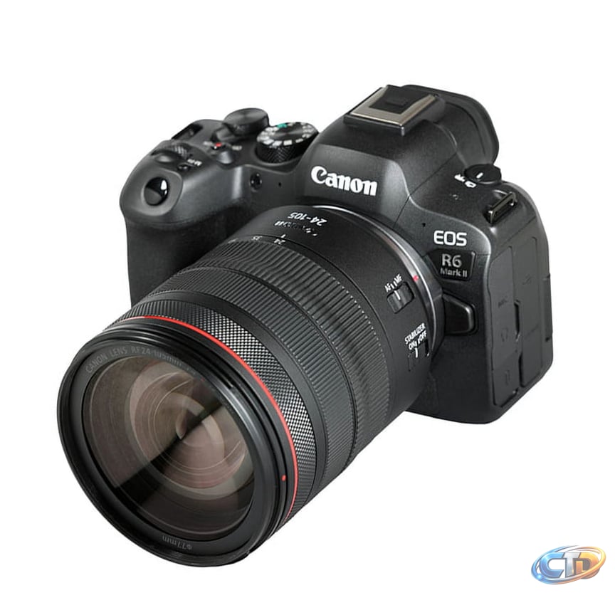 Canon EOS R6 II w/ 24-105mm f/4 Lens + Mic +64GB+ 9 PC Filter-MEGA Kit  (International Version)