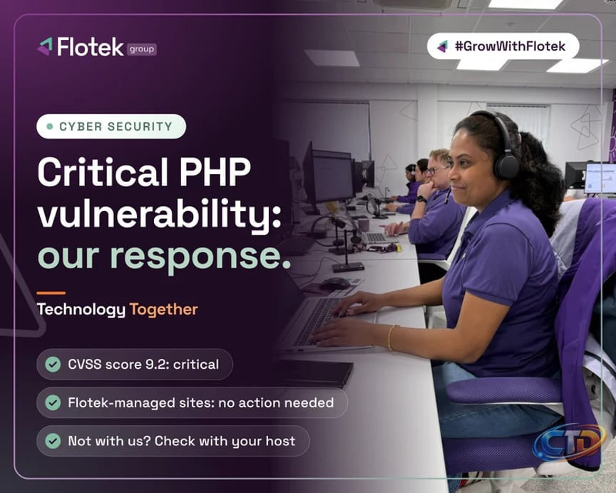 Critical PHP vulnerability: our response | Flotek