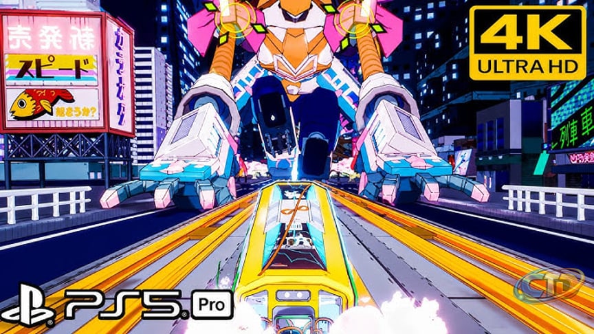 Denshattack! (PS5 Pro) Gameplay Boss Fight Race 4K 60FPS | PERSONA Train  Racing Game