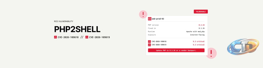PHP2Shell: Responding to CVE-2026-109618 and CVE-2026-109619 | Tanium