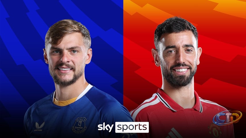 Everton vs Man Utd: How to watch Premier League contest, TV channel, live  stream, NOW TV and score prediction | Football News | Sky Sports