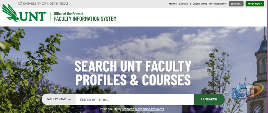 How to Upload to the Faculty Info System | University of North Texas