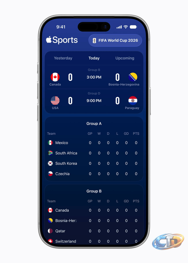 Apple Sports update improves Live Activities and adds soccer leagues from  around the world
