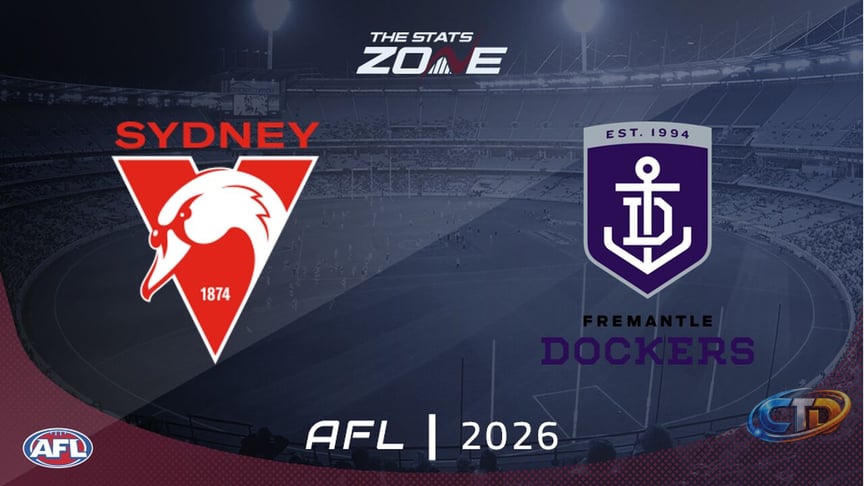 Sydney vs Fremantle Preview & Prediction | 2026 AFL | Preliminary Final -  The Stats Zone