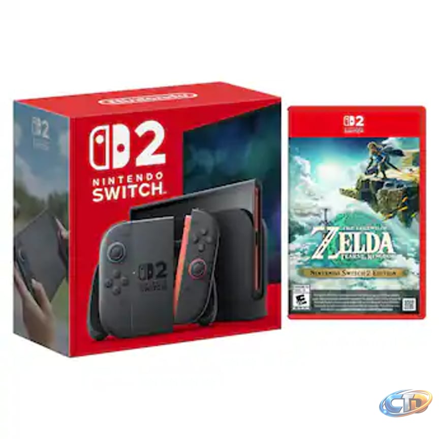 Nintendo Switch 2 Video Game Console with The Legend of Zelda: Tears of The Kingdom Bundle - Charcoal