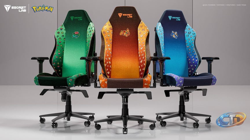 Secretlab Titan Evo owners can now freshen up their gaming chair with three  new Pokémon Pixel Art skins inspired by Venusaur, Charizard, and Blastoise  | TechRadar