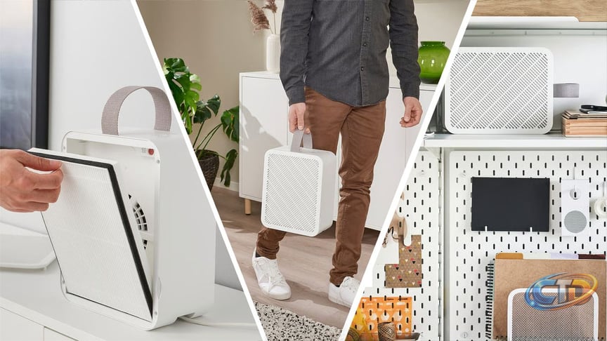 IKEA's Affordable Air Purifier: Compact Design Meets Functionality