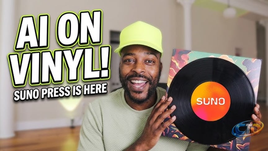 Suno Now Presses Your AI Songs Onto Real Vinyl Records ($45)