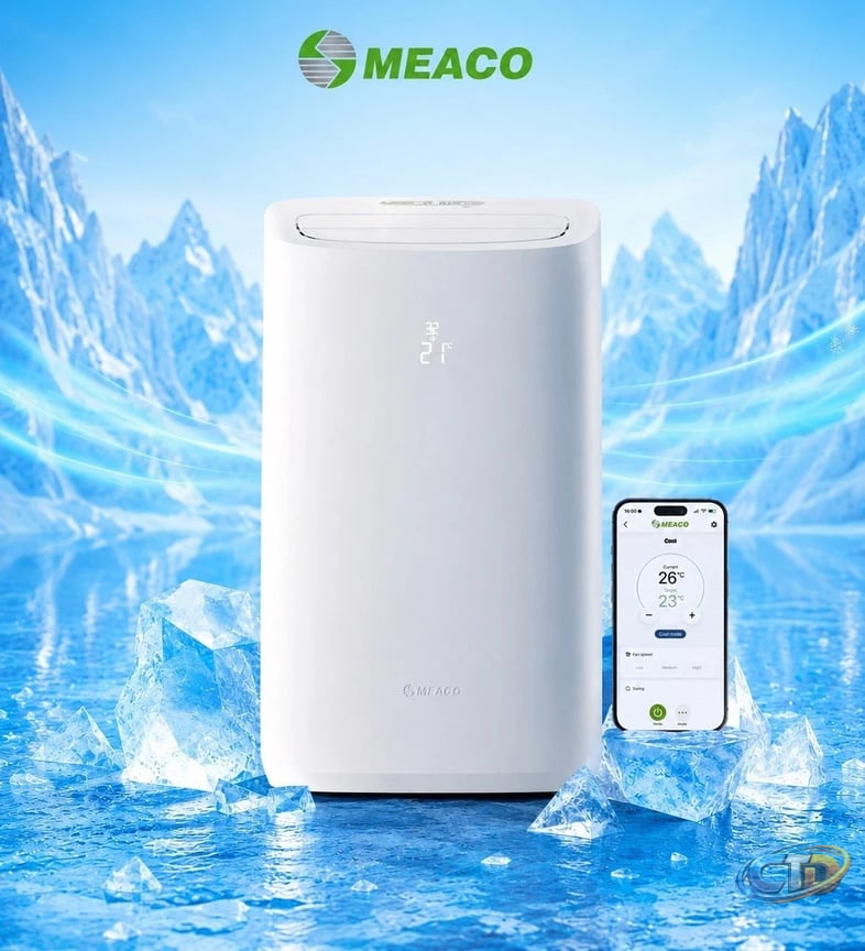 Meaco Cirro 12000 BTU Super Quiet Smart Portable Air Conditioner - Cooling  Only 5060409600961 | eBay UK