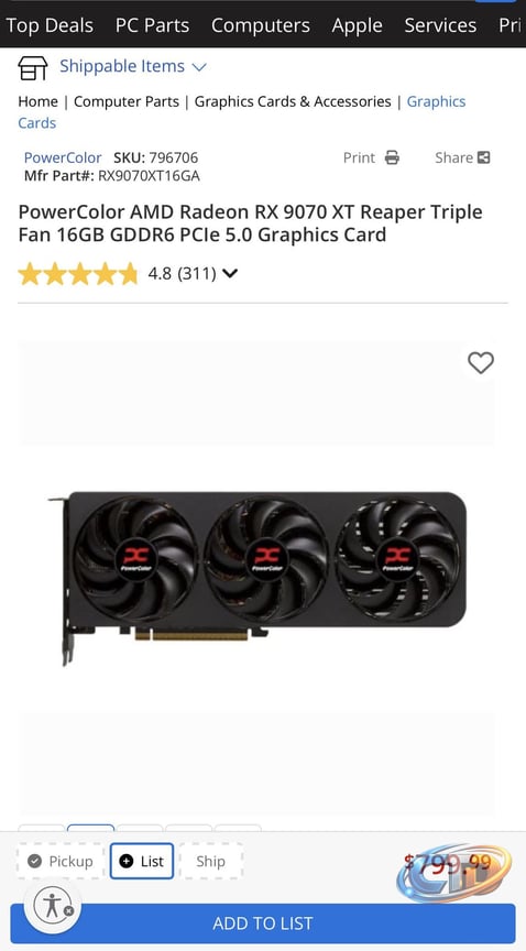 Microcenter increased price for 9070 XT Reaper from $669 to $799.. it has  begun : r/radeon