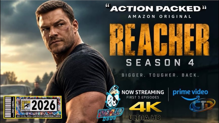 Reacher: Season 4 - Official Trailer | Comic Con 2026!