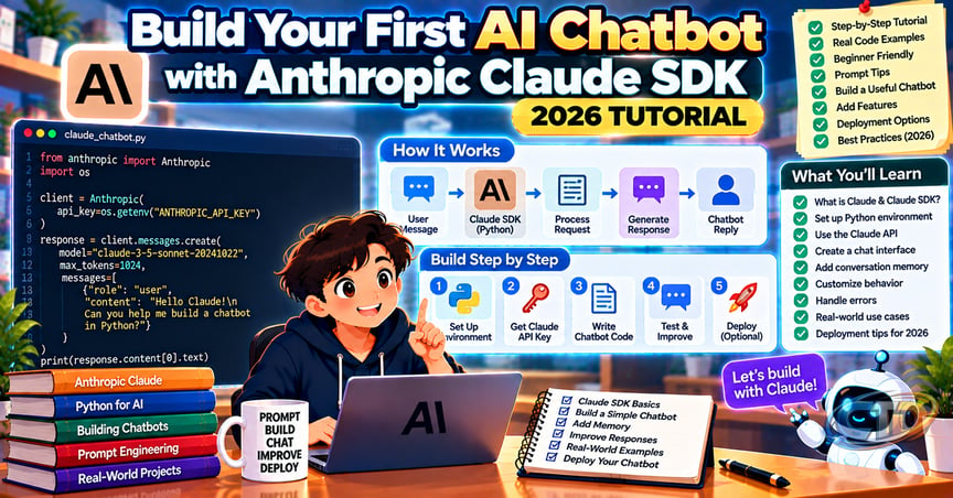 First AI Chatbot with Anthropic Claude SDK (2026)