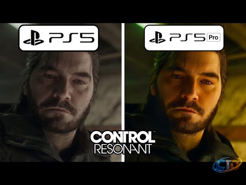 Control Resonant PS5 vs PS5 Pro Graphics Comparison