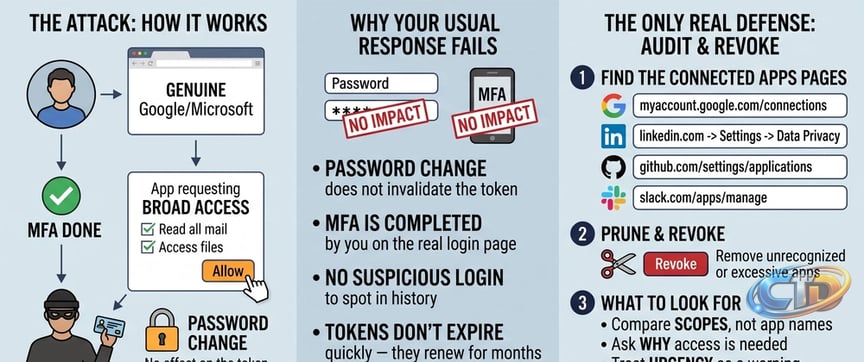 OAuth Consent Phishing: The Attack a Password Change Does Not Fix - DEV  Community
